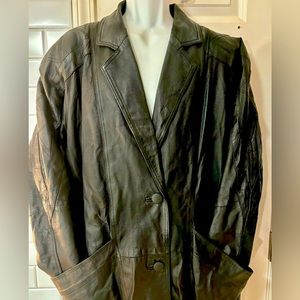 Marco Morani Vintage Leather Trenchcoat